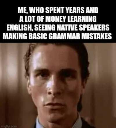 they're grammar is worse then expected