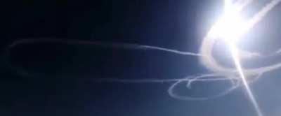 Russian pilots are drawing dicks in the sky above Ukraine with fighter jets
