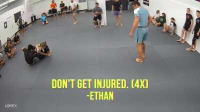 Nora Schultz accidentally breaks a man's leg with a Z-Lock in a BJJ match.