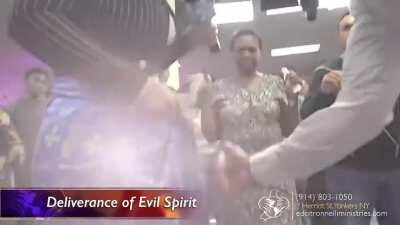 Women has oral sex with a demon in church