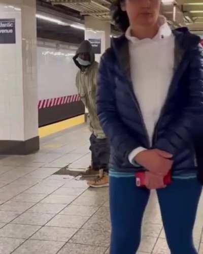 SMFH: Man Takes a Shit On a NYC Subway Platform and Gets Mad at a Woman For Filming