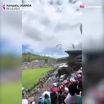 Ugandan Paratroopers- 60 Years of Independence Celebrations