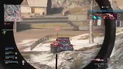 Definitely one of the coolest things I’ve done in any game: Cluster trap + driver snipe quad feed on a diesel