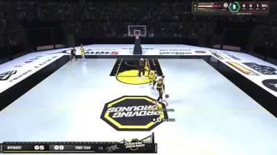 Sometimes just one well timed dribble move is enough for the kill