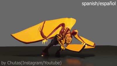 English Dub starts at 0:18 - Dancing Flame (rig test)