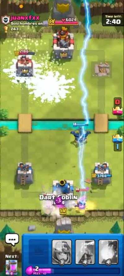 Guys my first game in clash royale