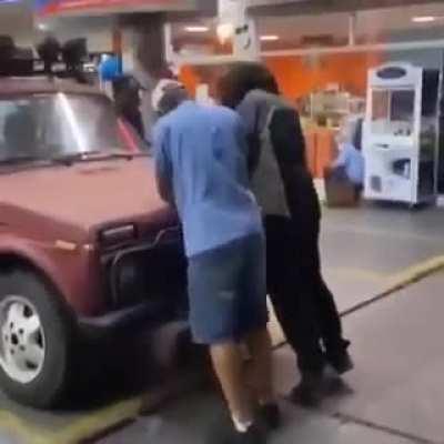 This hood is so hard to open...