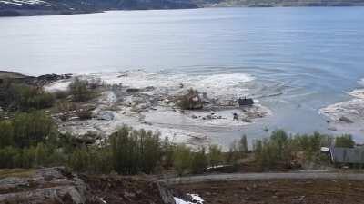 Landslide in northern Norway, 3rd of June 2020