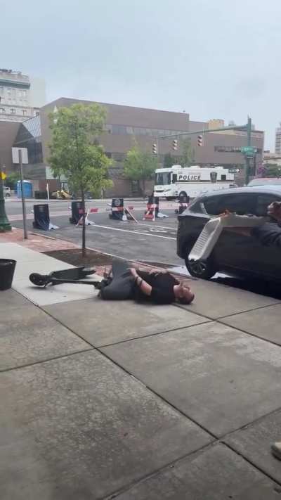 That looked painful.