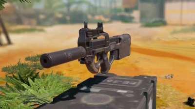 Horizontally Spinning P90