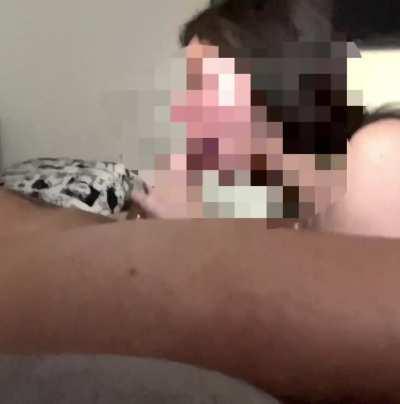 She’s so eager to please my cock and give me sloppy head