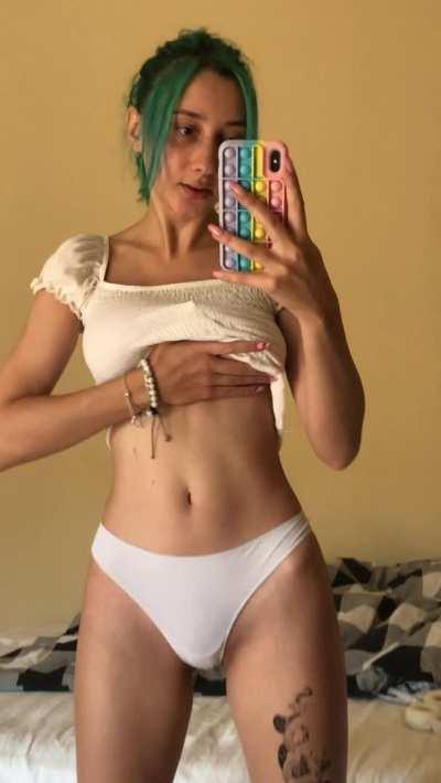 Feels really fun to jump with my softly bouncing tits