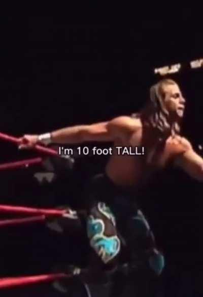 HBK responding to a fan question regarding his height in a very 90s HBK answer