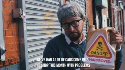 You want some experimental oil for your car?