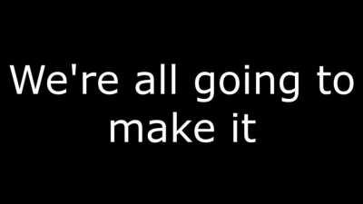 Remember why we are here.