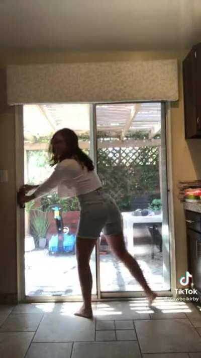 A new game that she loves playing