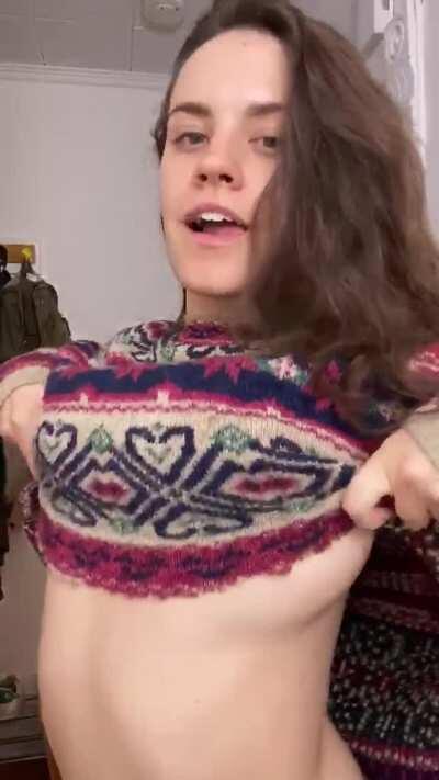 I love showing you my big ol' juicy knockers