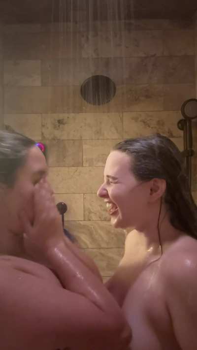 I love showering with my best friend 