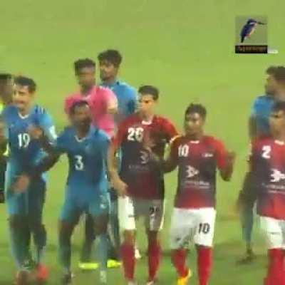 Just another day of football in Bangladesh.