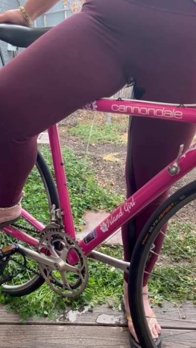 Between my bike ride and a locked back door