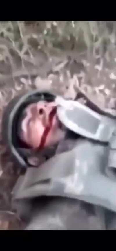 Armenian soldier films dying enemy