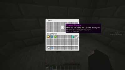 I made a few custom items with an own recipe each and a custom crafter. Also, *Acting 100* and ignore the sidebar, it's my testing world.