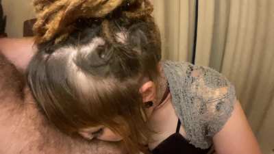 bedroom eyes and a throat made for filling