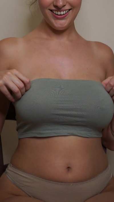 How I wish your tongue was on my tits, daddy