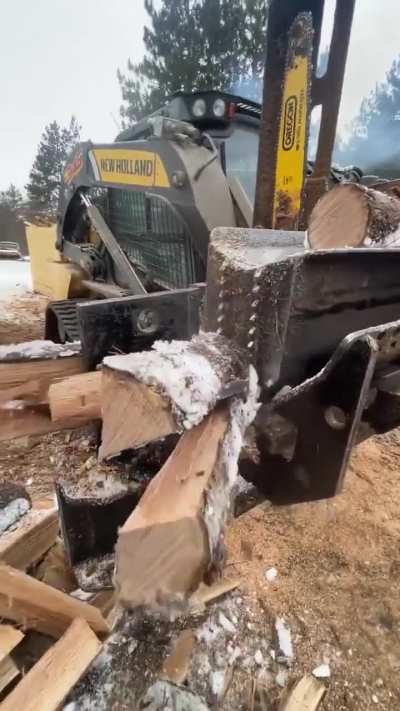 smooth log splitter for firewood