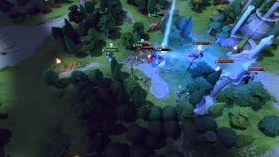 Was watching my beginner friends' game and then this gem of a fight happened