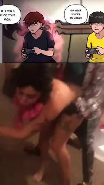 Never make a bet with your bully. He clapped my mom in his online game avatar and posted it on the internet