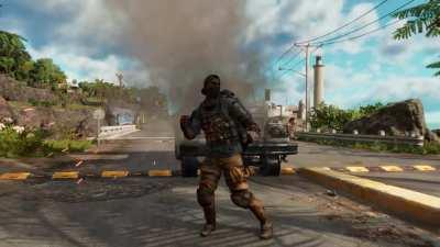 When you're in combat but the song is too good