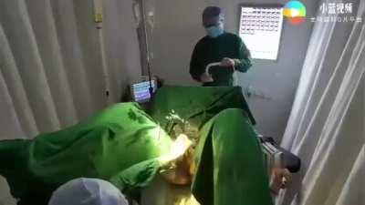 Slutgeon miSHENary 🩺⚕🥼 milking Moo Cum Alip0rnstar 🐄🐄 to see how many gallons of 🥛 he can produce 😋🤑🤩