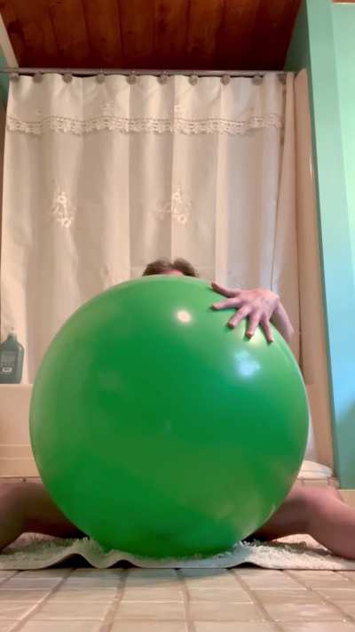 Would you like to hold my balloon as each breath makes both it and my cock bigger and tighter? 😏