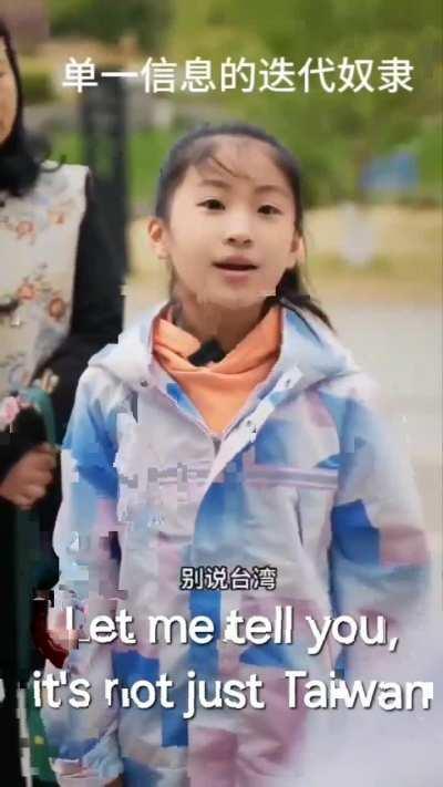 Brainwashed Chinese Kids and adults, speak out their World View