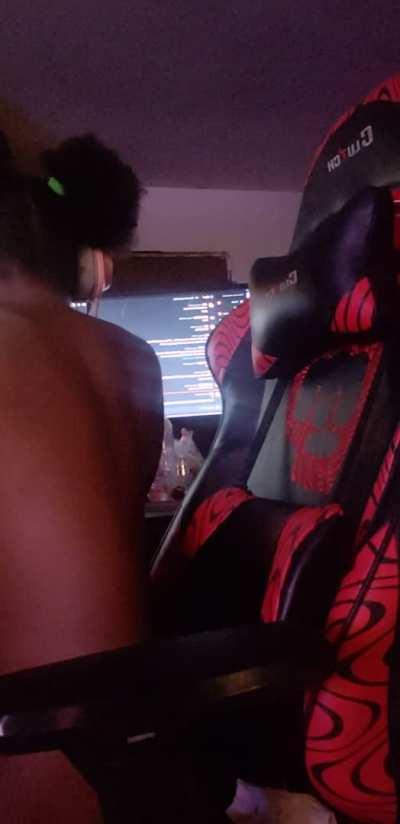 Suck my little ebony nipples