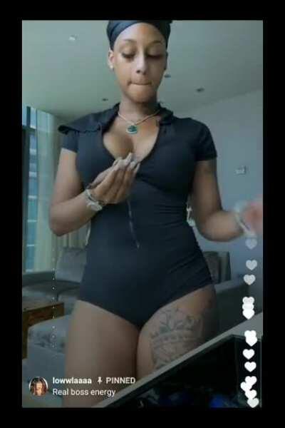 From her livestream yesterday