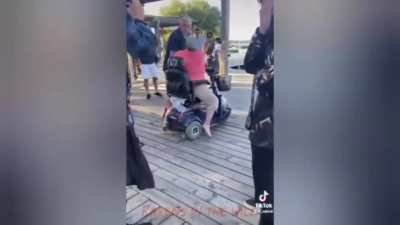 Canadian Karen wheelchair meltdown.