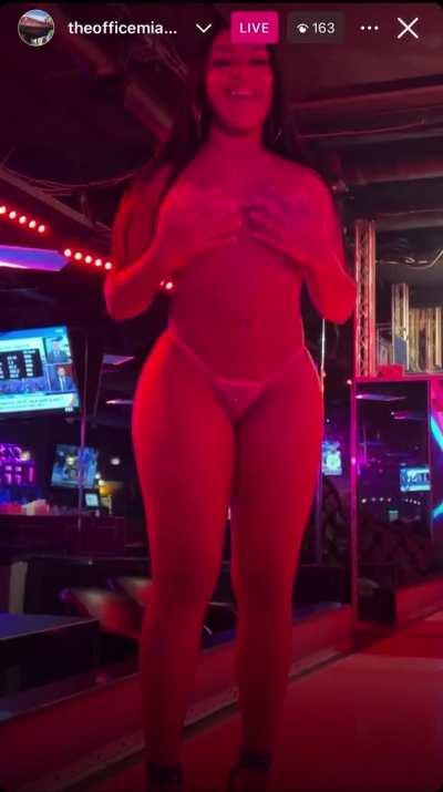 Stripper Try-Out on IG Live
