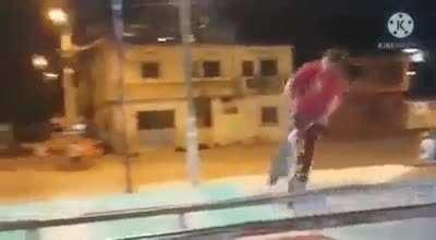 Almost stuck that landing