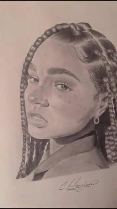 Portrait I made of Aiyana✨