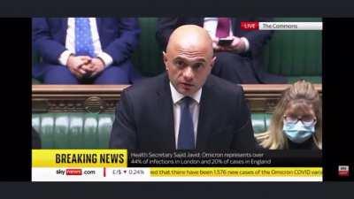 UK Secretary of Health claiming they discovered Omicron, when South African scientists sequenced it and were subsequently banned from the UK.