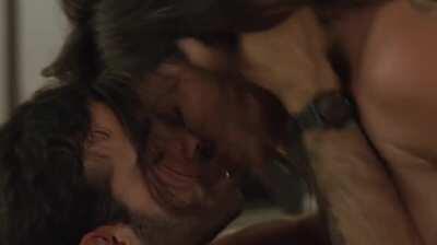 Adria making passionate love with her man