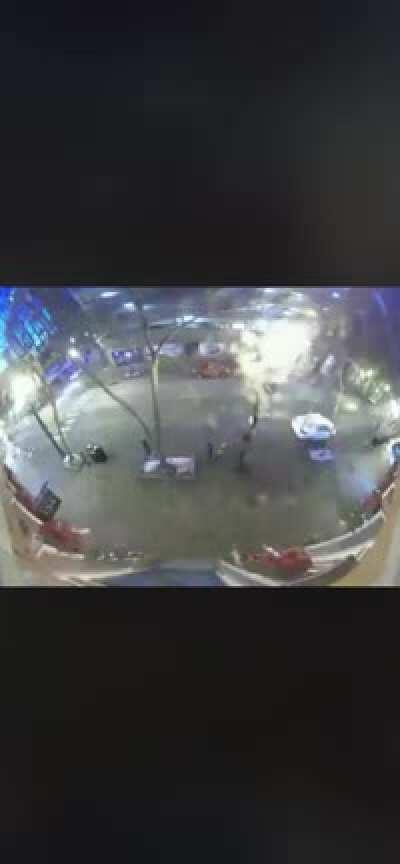 Moments before the explosion that rocked downtown Nashville