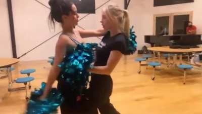 Sydney Sweeney and Alexa Demie dance practice for the scene in Euphoria 2x07. If you watched the show, how did you feel about that scene?