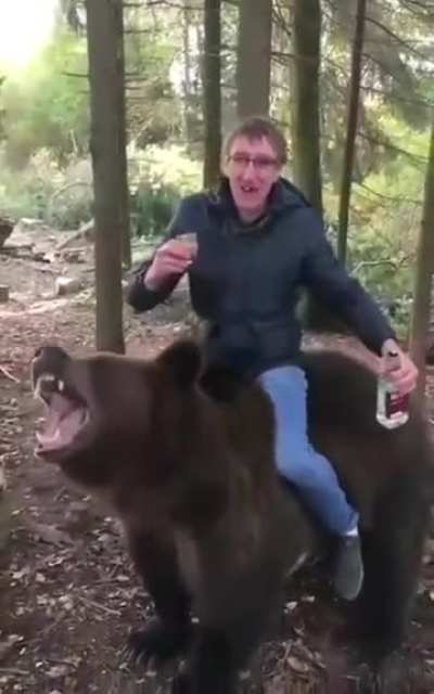 HMB while I take Uber Bear home.