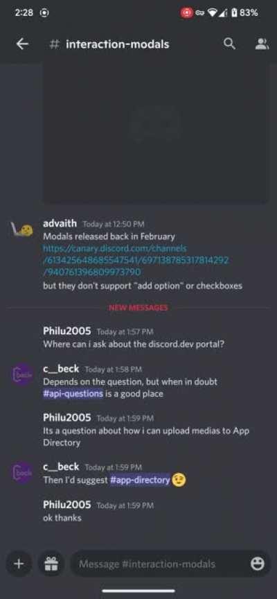 Discord is trying out a new layout for the mobile app