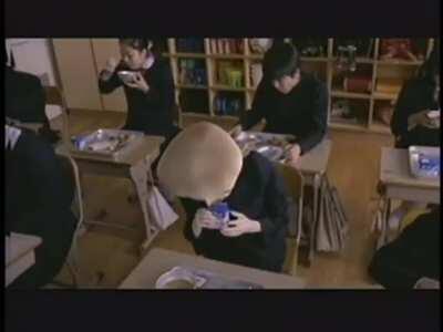 Japanese ads for a milk product.