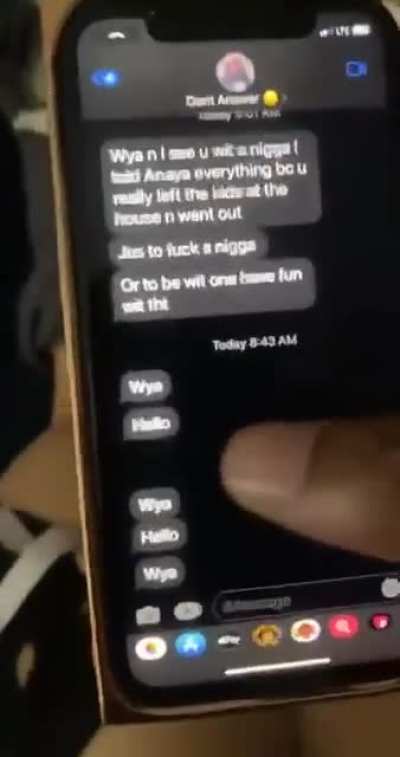 Cheating While Her Man’s Texting and Calling