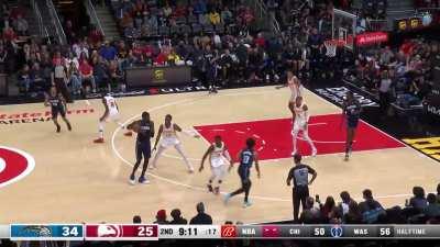 [Highlight] Bol Bol gets his 2nd block of the first half then puts it on the floor for the finish.